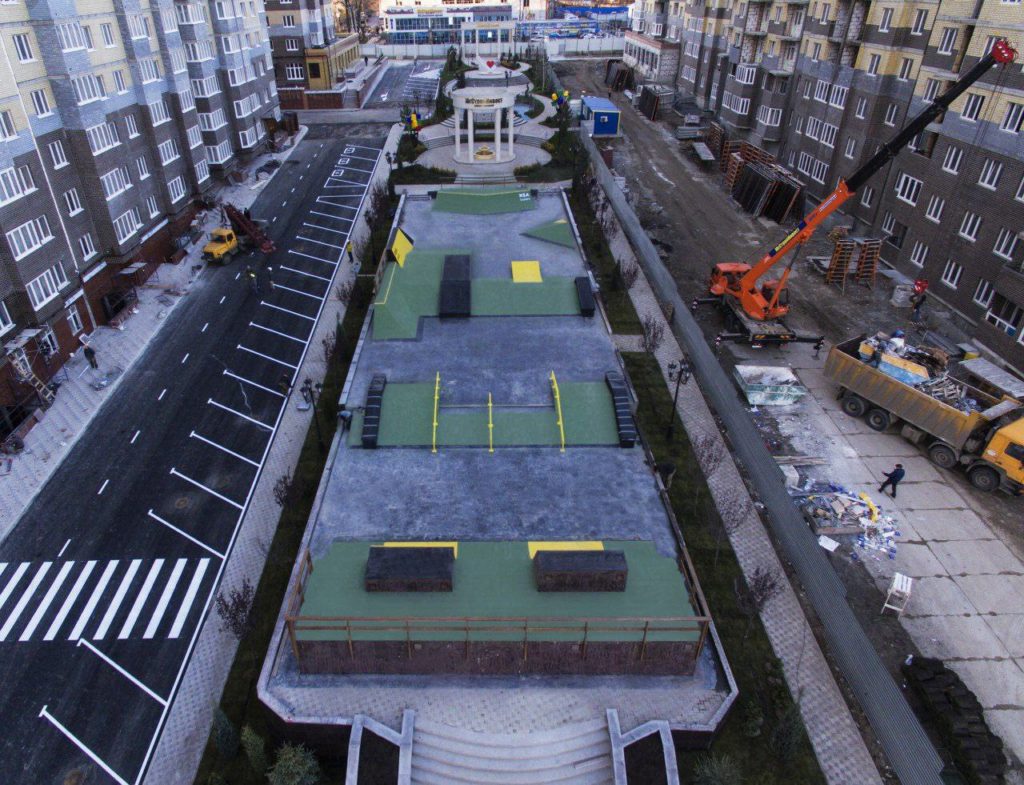 Скейт-парк жк "Красный Аксай" г. Ростов на Дону