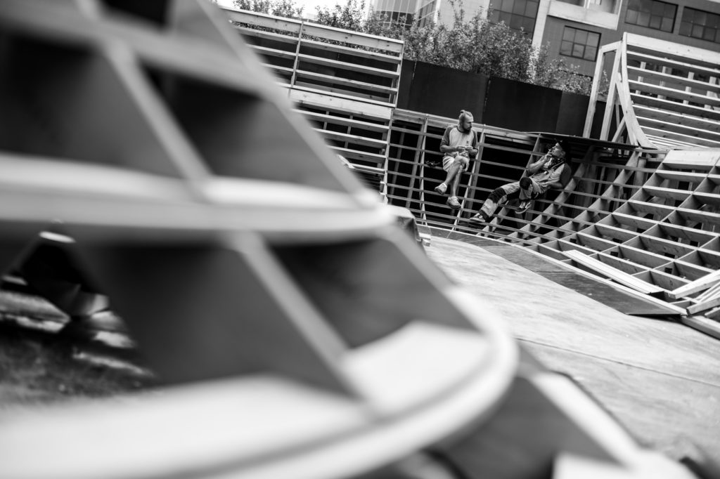 Каркас скейт-парка