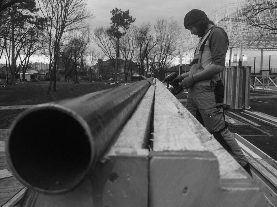 возведения скейт-парка