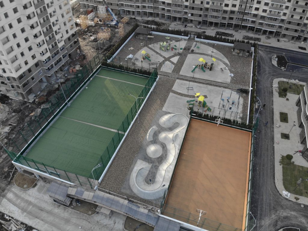 Скейт-парк на крыше