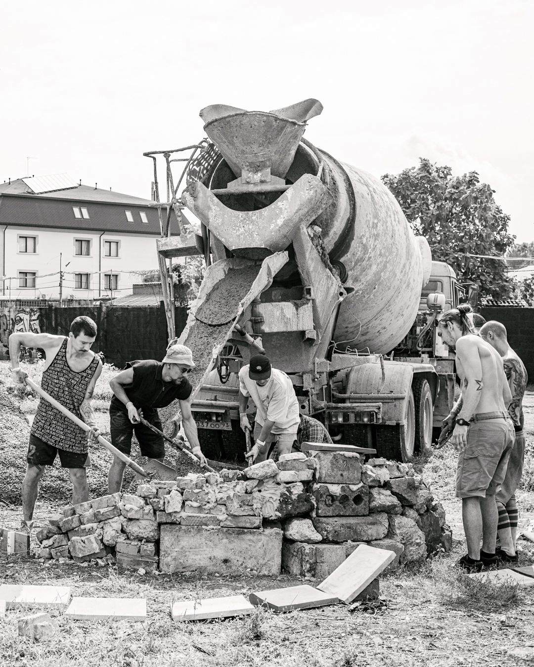 Первая заливка