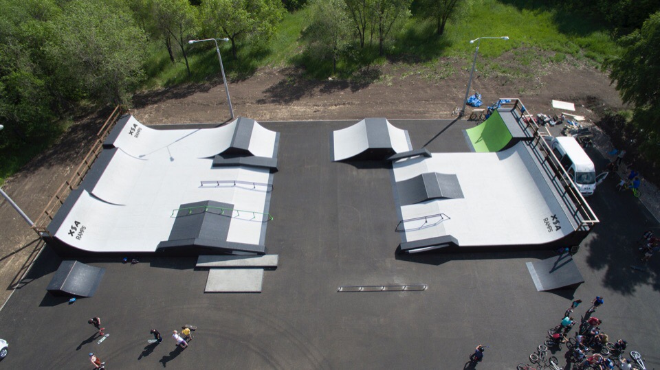 Новый скейт парк XSA ramps | Магнитогорск