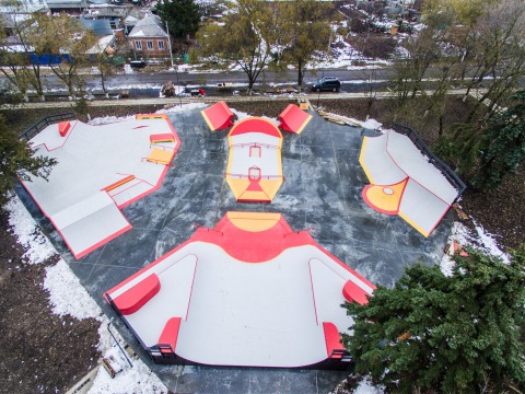 Скейт-плаза от команды XSA Ramps