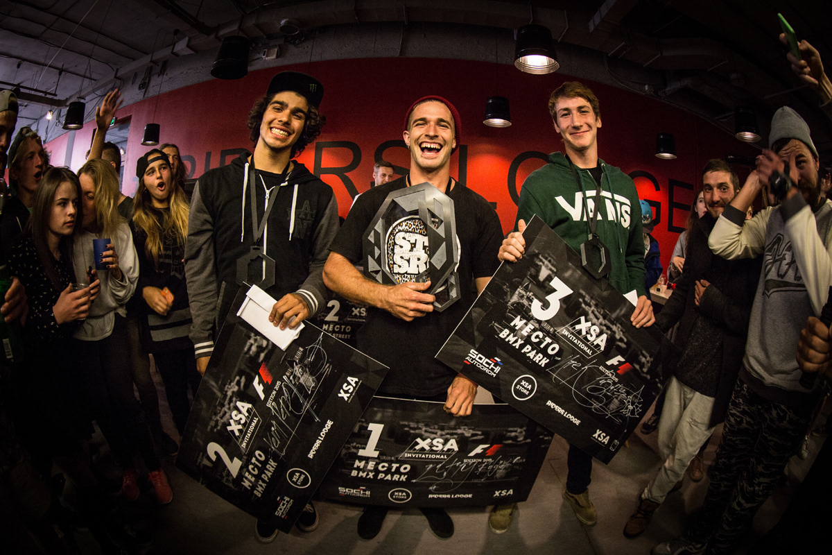 Победители XSA Invitational 2015 BMX Park