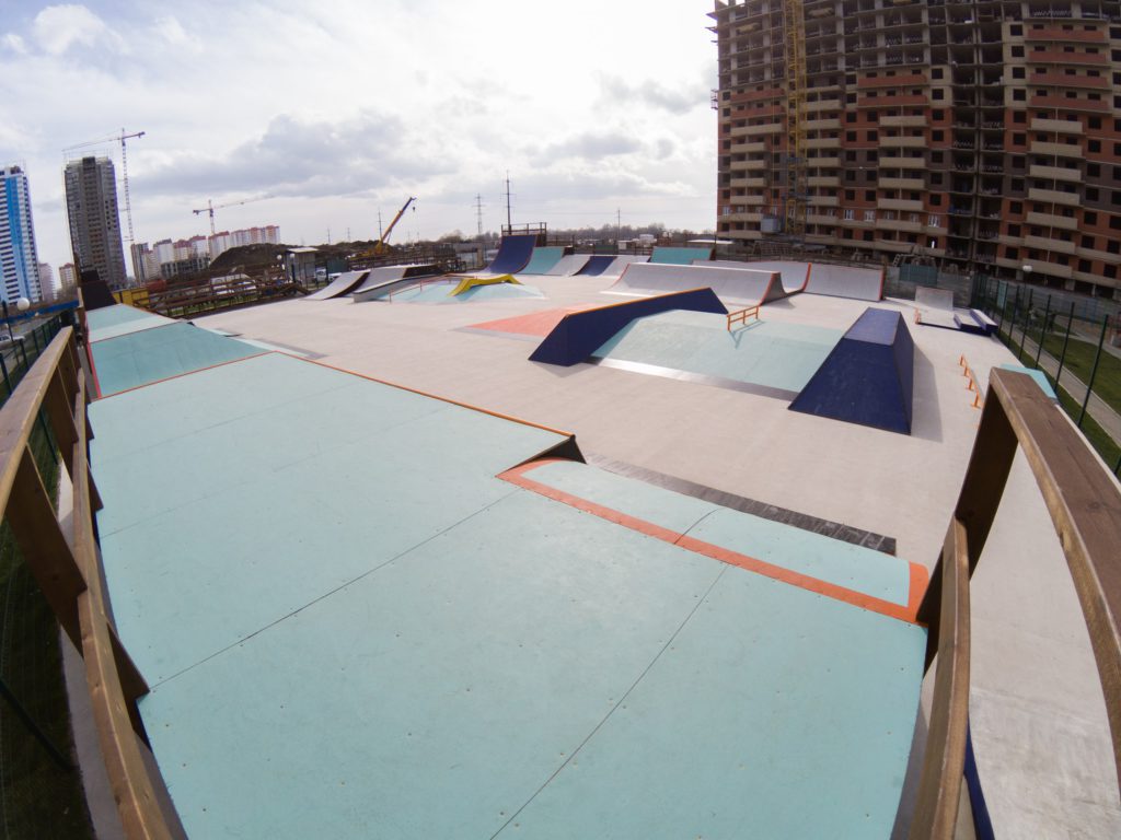 Новый скейт-парк в Краснодаре