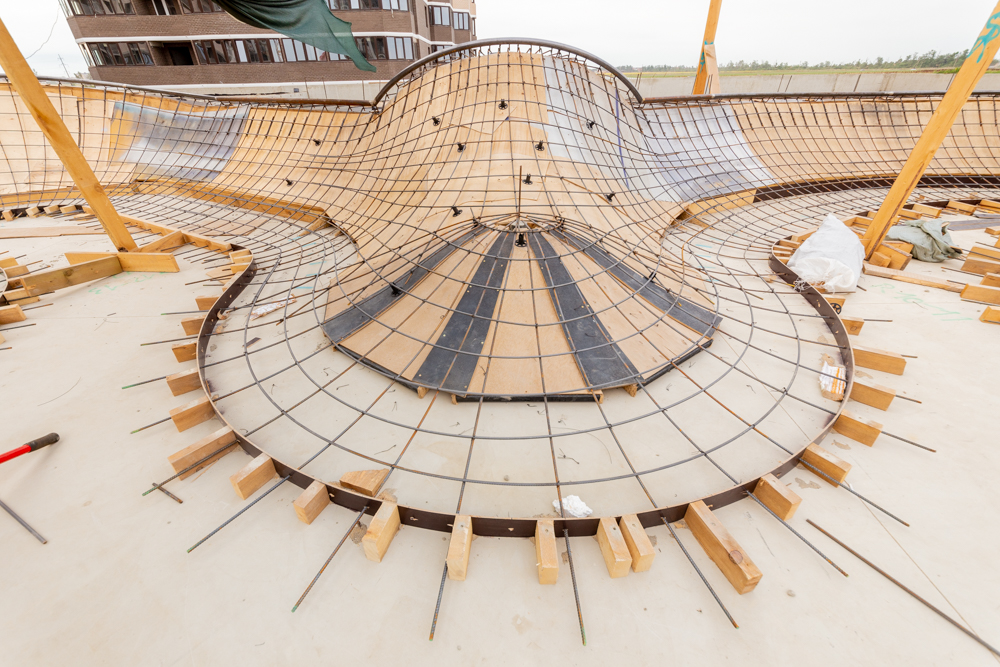 Основание скейт-вулкана