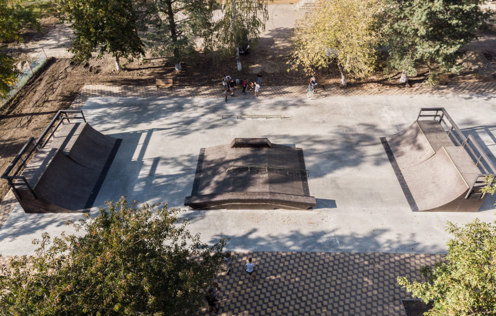 Проект каркасного скейт парка Y-1