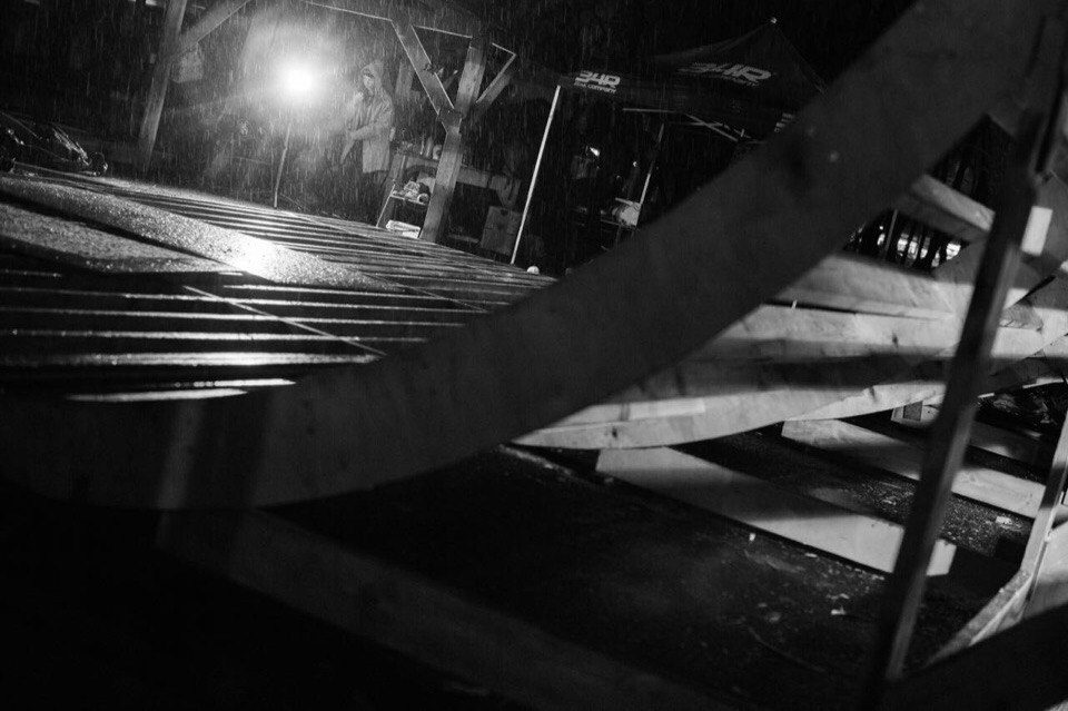 работа над скейт-парком