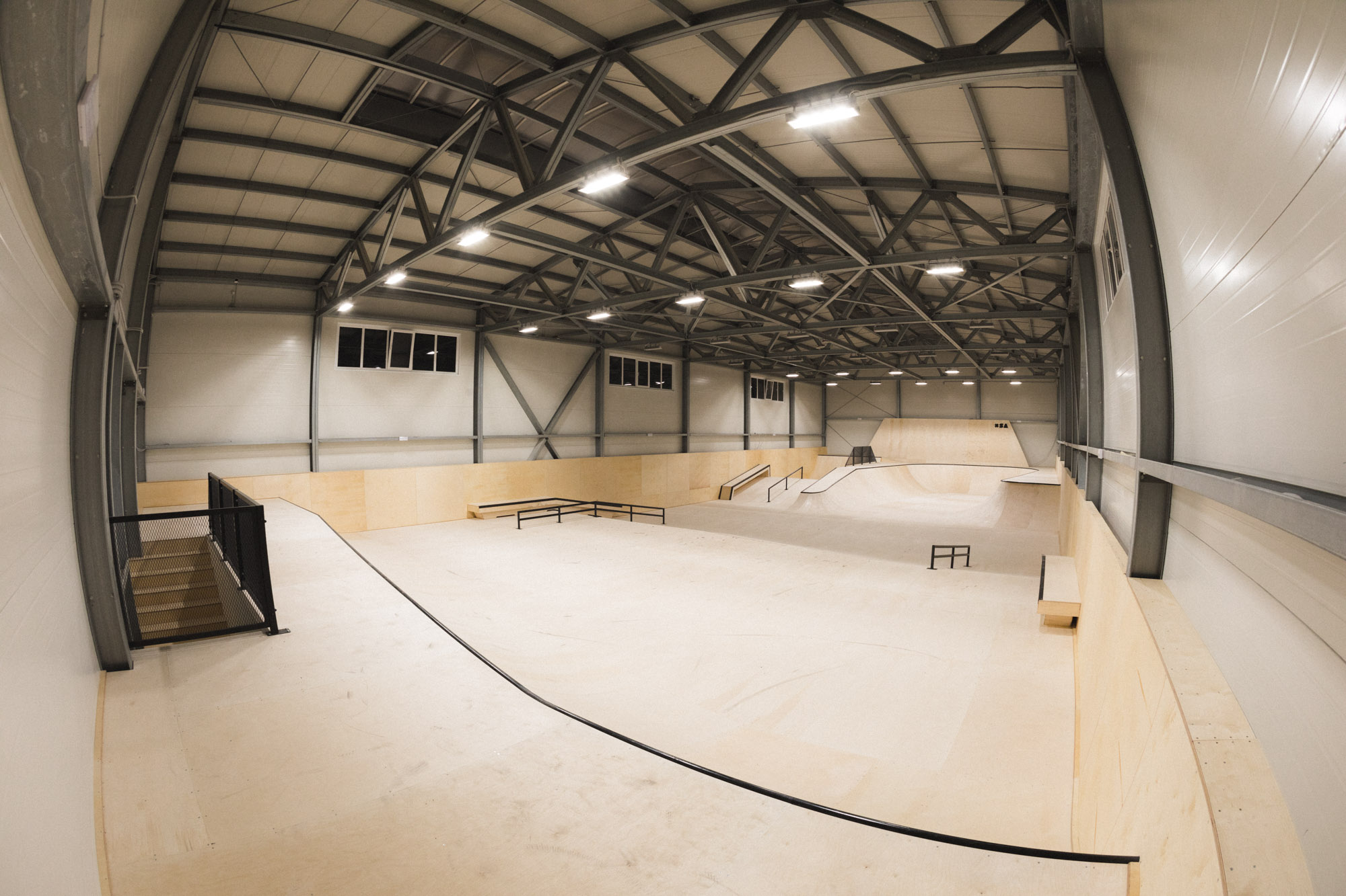 Каркасный скейт-парк в Вологде