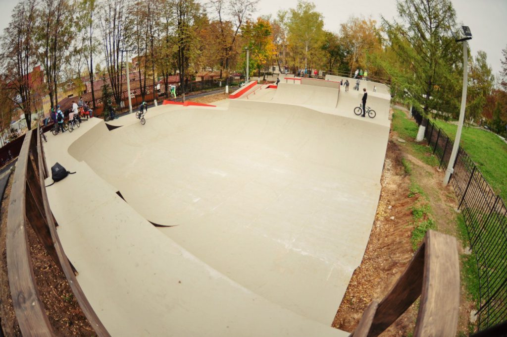 Скейт-парк каркасный