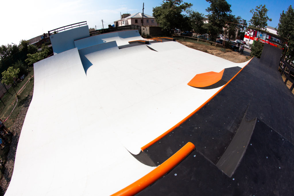 Квотер с оранжевым копингом