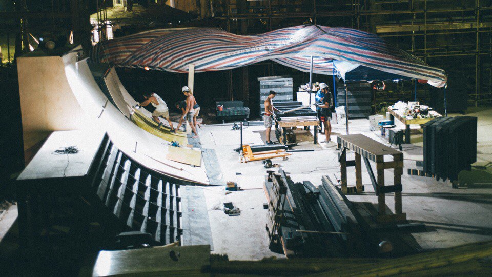 скейт-парк сборка