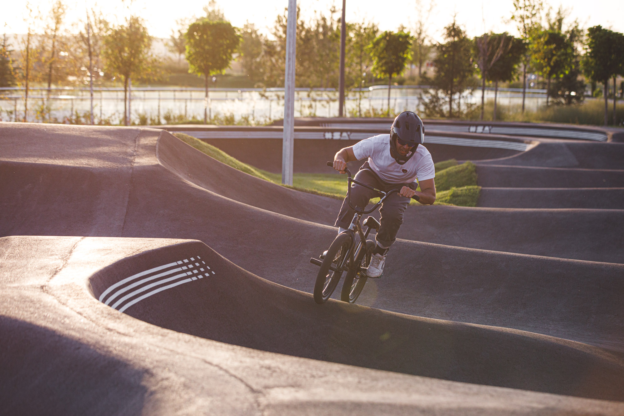 Тестовые заезды в памп-треке