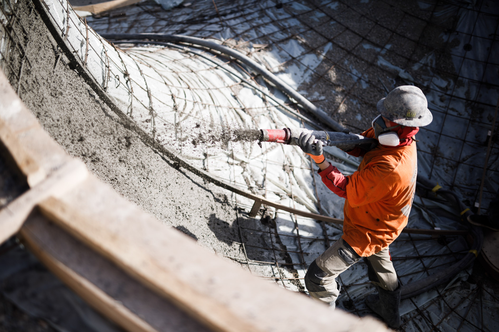 Торкретирование Юбилейного боула XSA Ramps