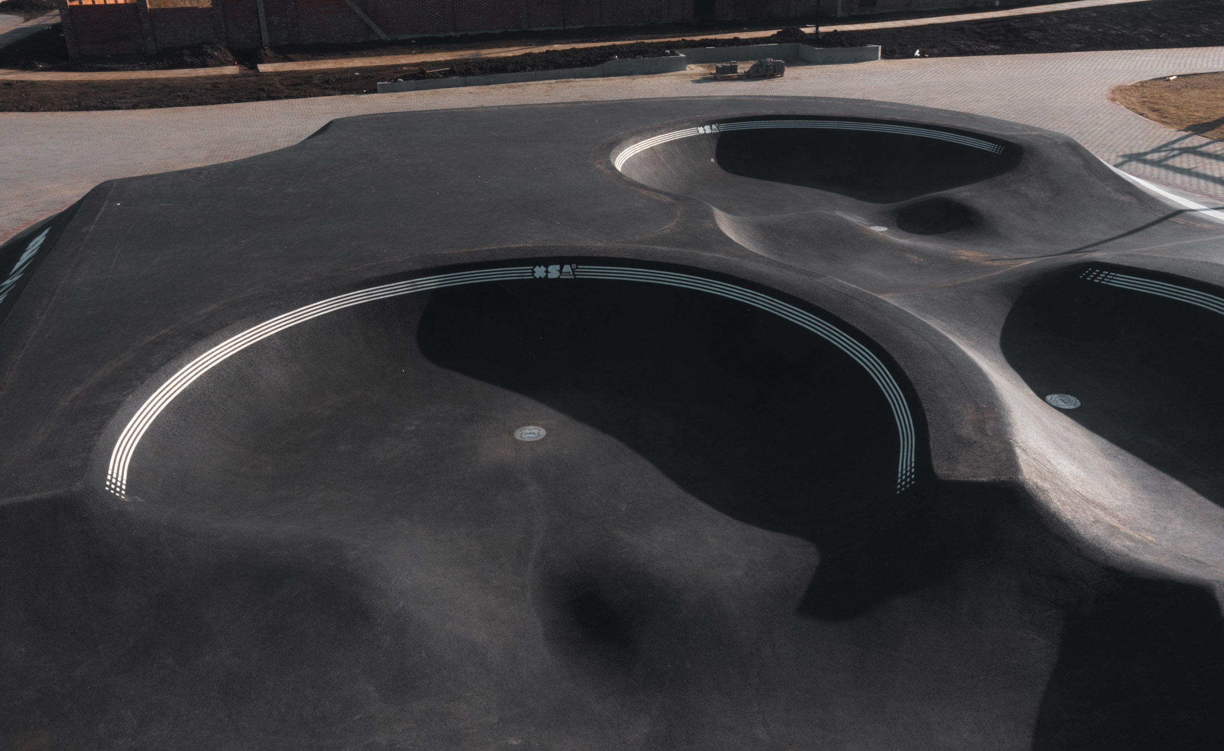 Цельноасфальтовый памп0трек от команды XSA Pump Track