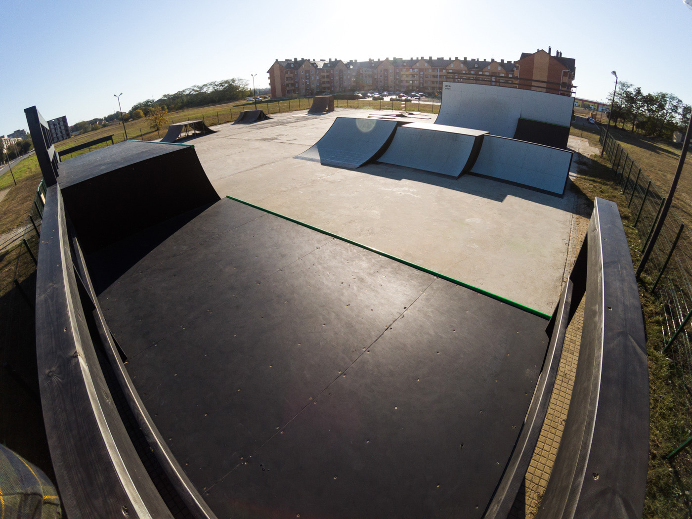 Каркасный скейт-парк в городе Ейск