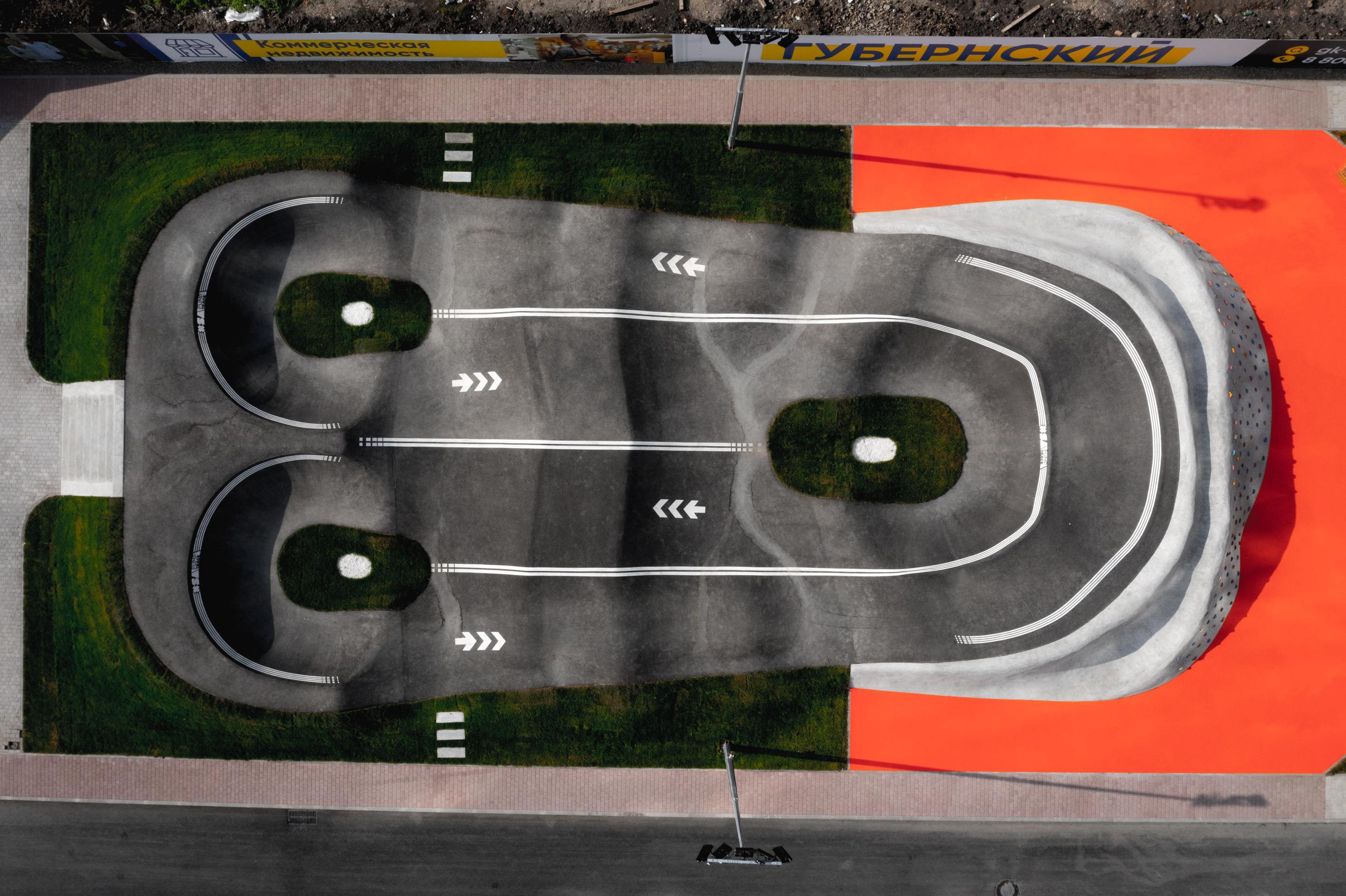 Новый асфальтовый памп-трек в г. Краснодар