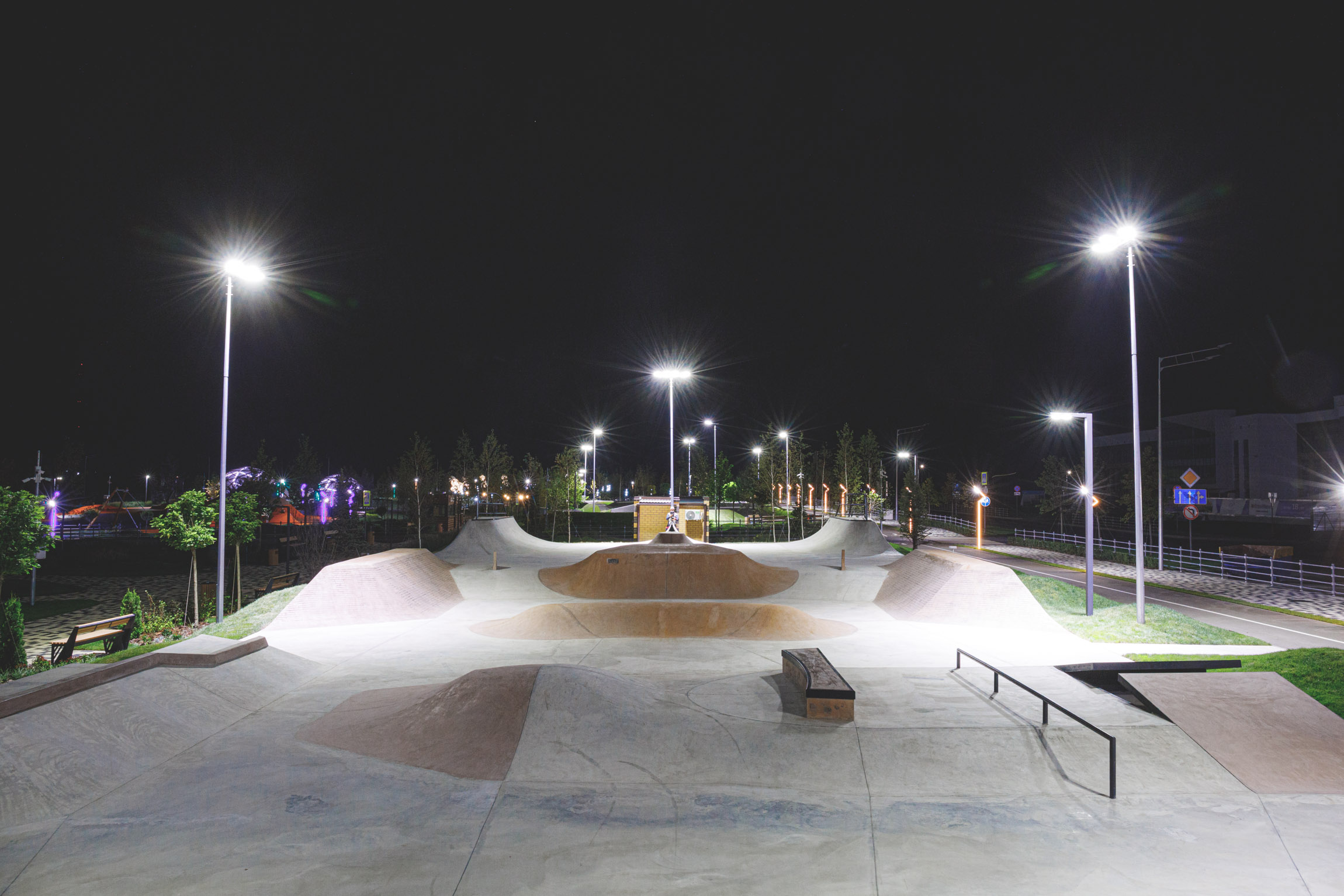 Скейт-плаза и боул // Бульвар им. Щипакина в Ставрополе