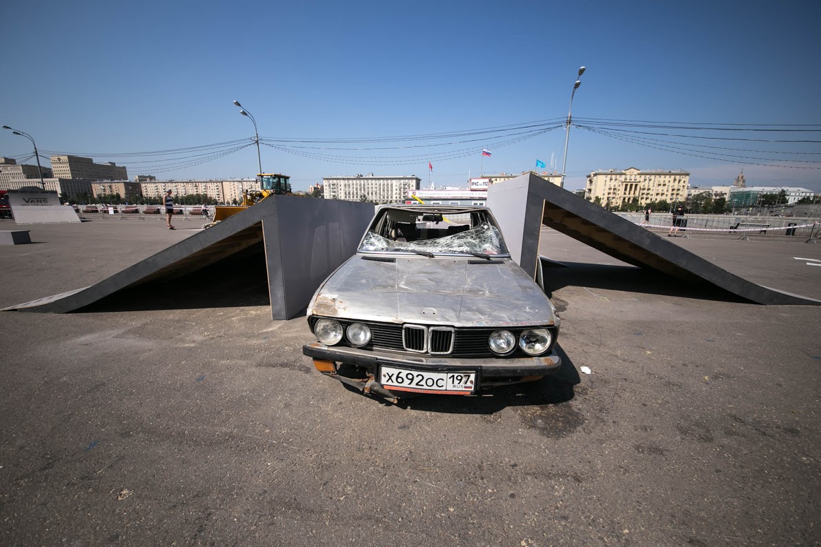 трамплины и bmw