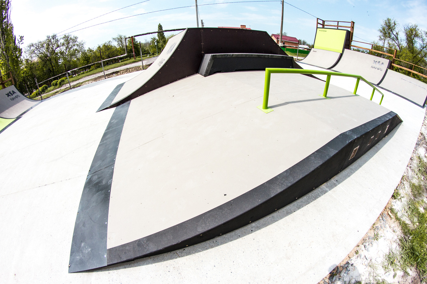 фанбокс с рейлом и грайндбоксом