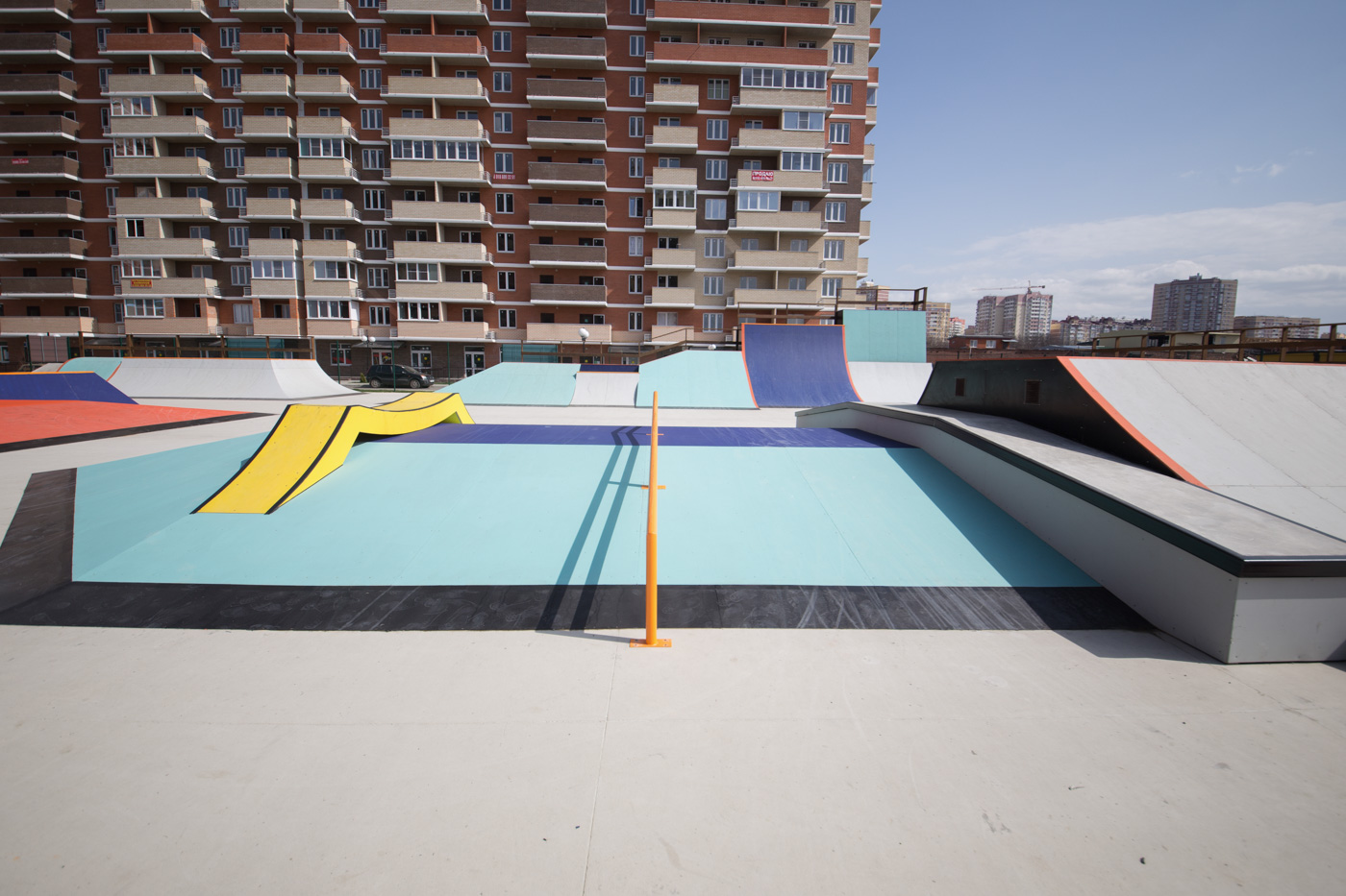 Рейл в скейт-парке "АСК" Краснодар