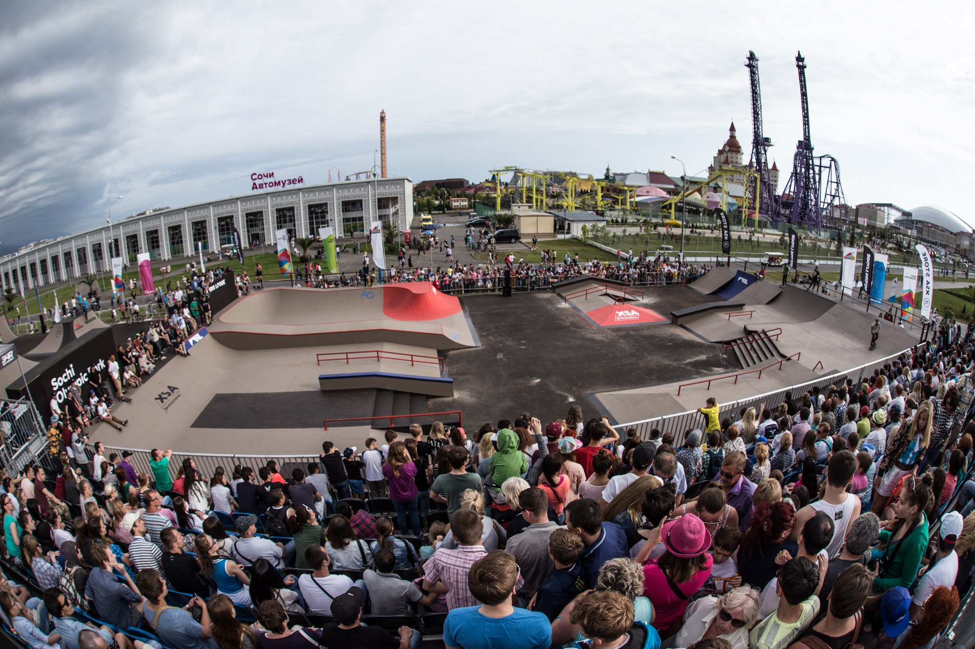 Скейт-парк в сердце Олимпийского парка