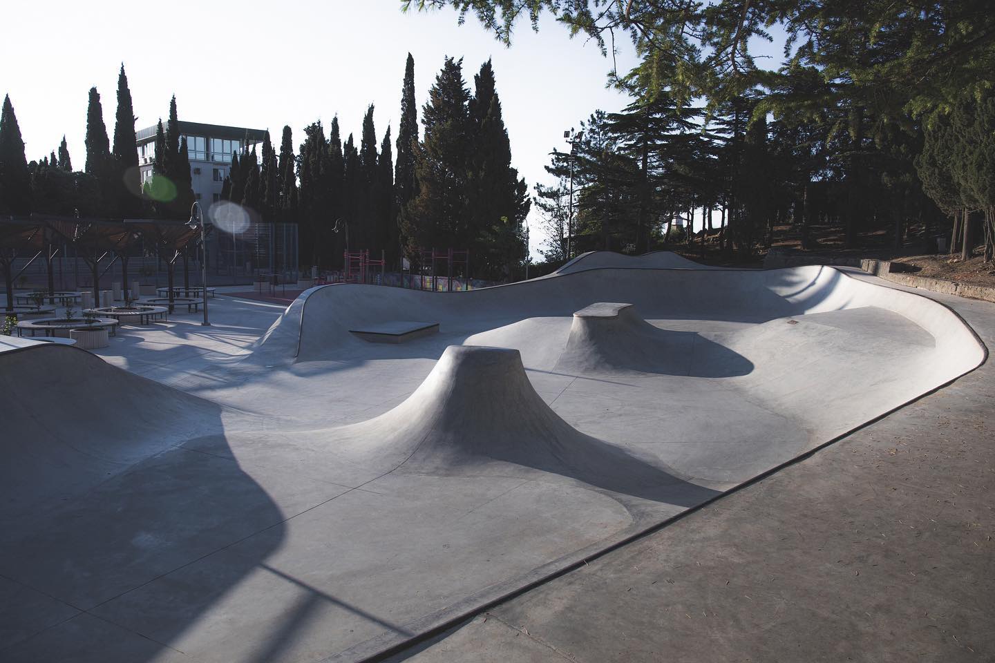 Бетонный скейт-парк в Крыму