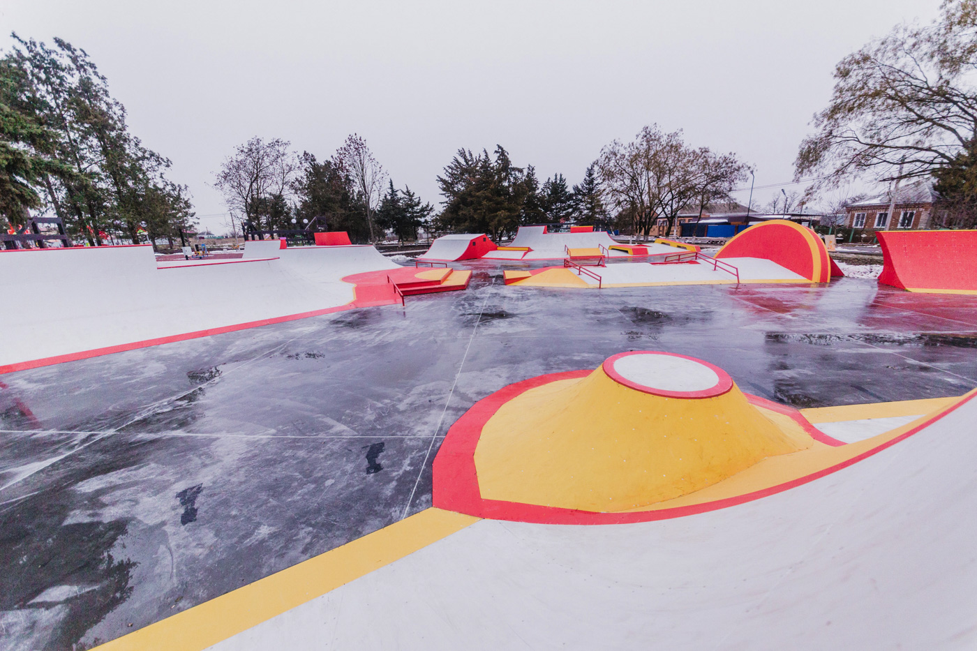 Скейт вулкан в скейт-парке Бриньковской