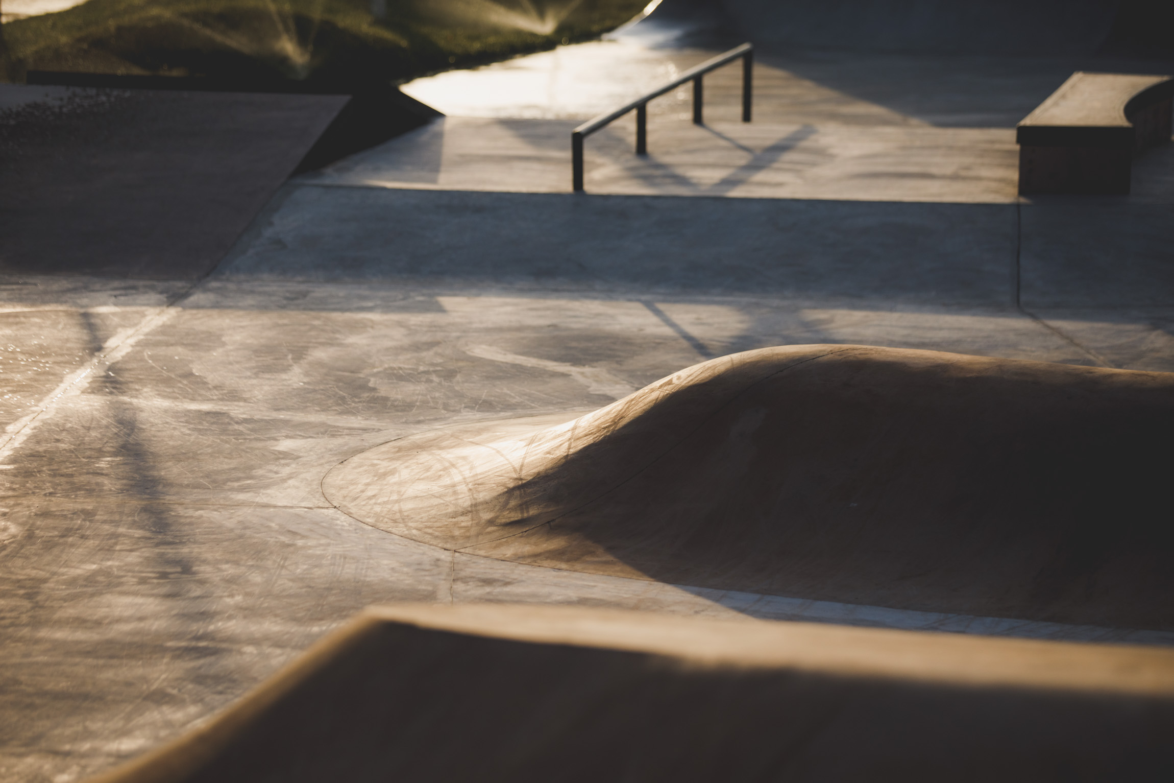 ]Элемменты скейт-плазы на бульваре Щипакина