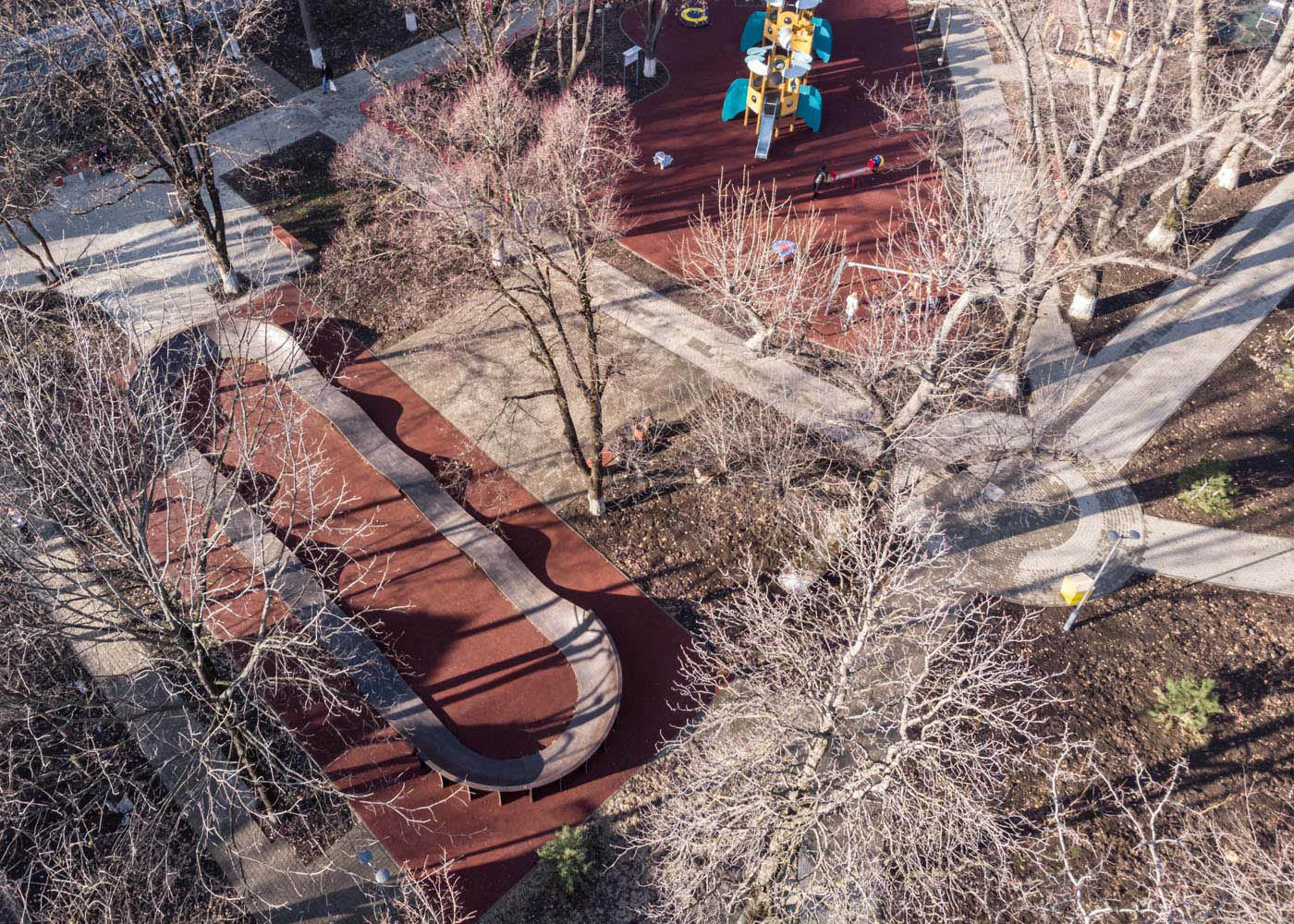 Мапм-трек в Майском сквере Краснодара