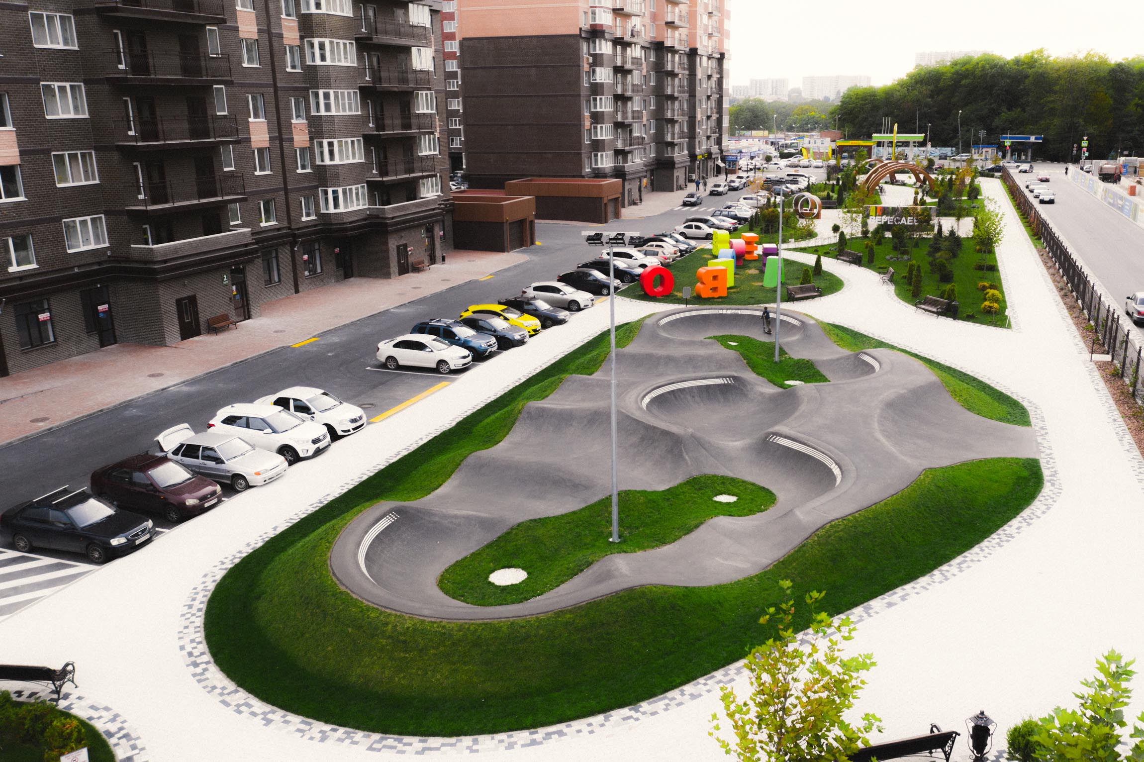 Памп-трек в эко-районе "Вересаево" | Ростов-на-Дону