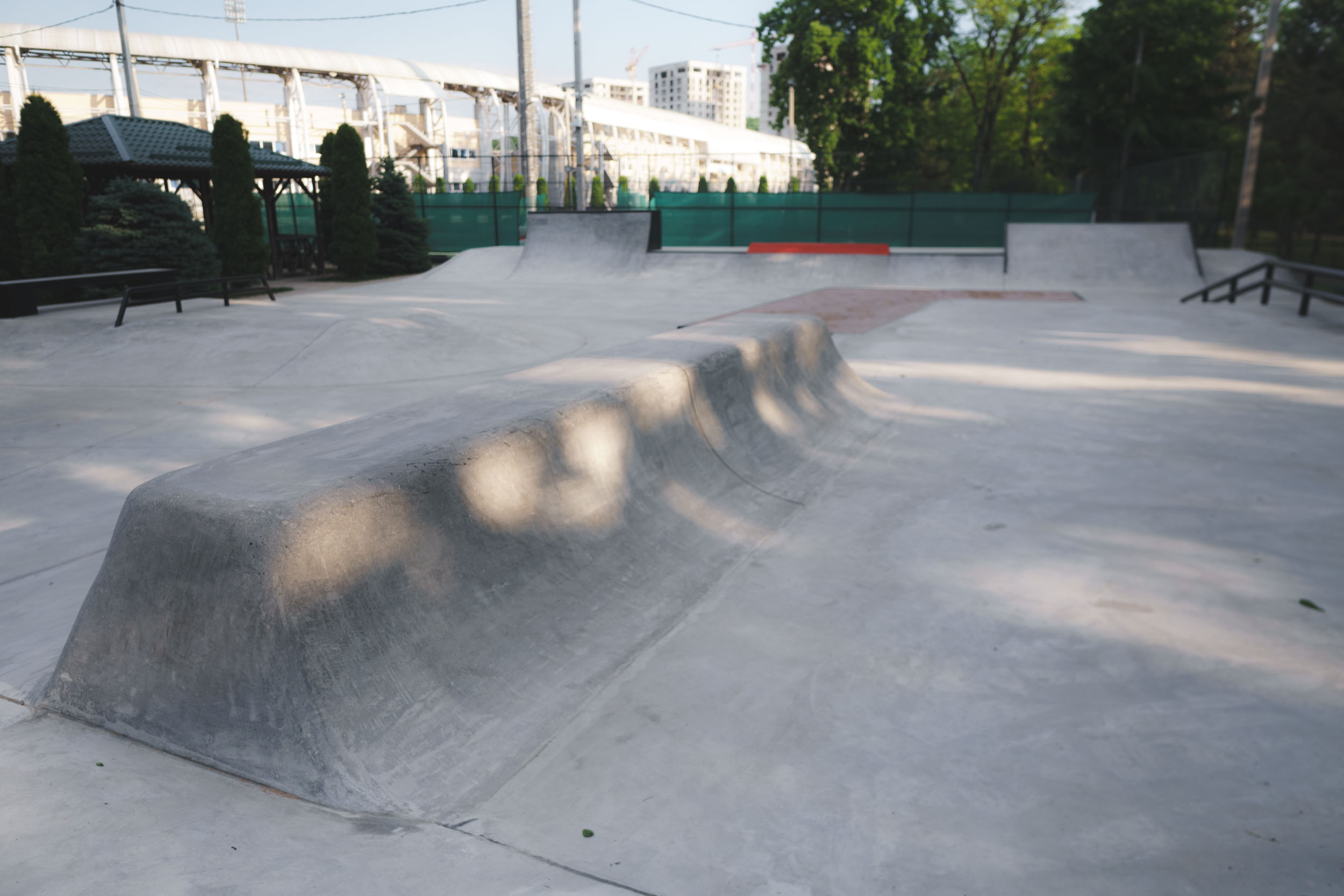 Бетонная скейтплаза в Майкопе XSA Ramps