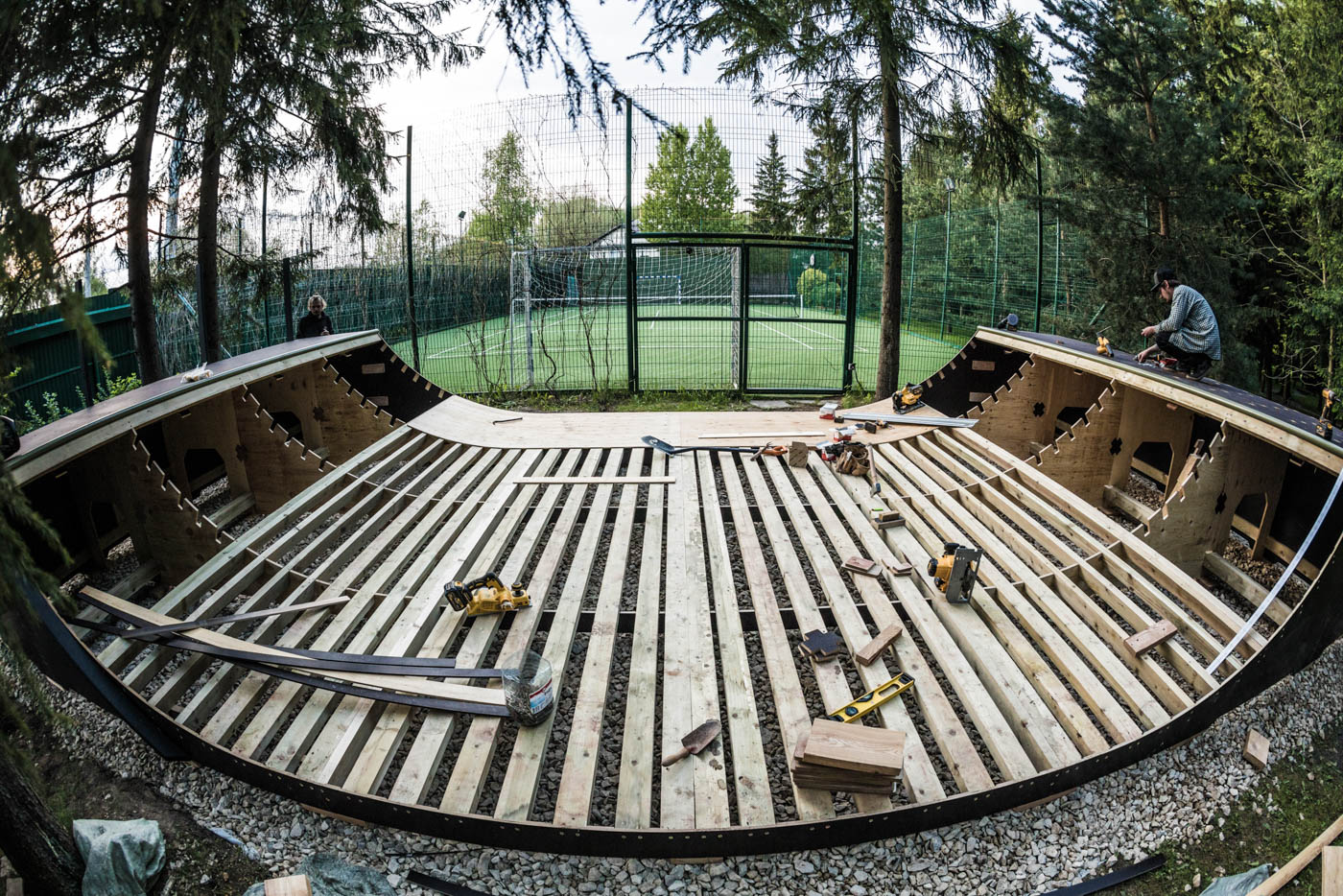 Каркас мини-рампы