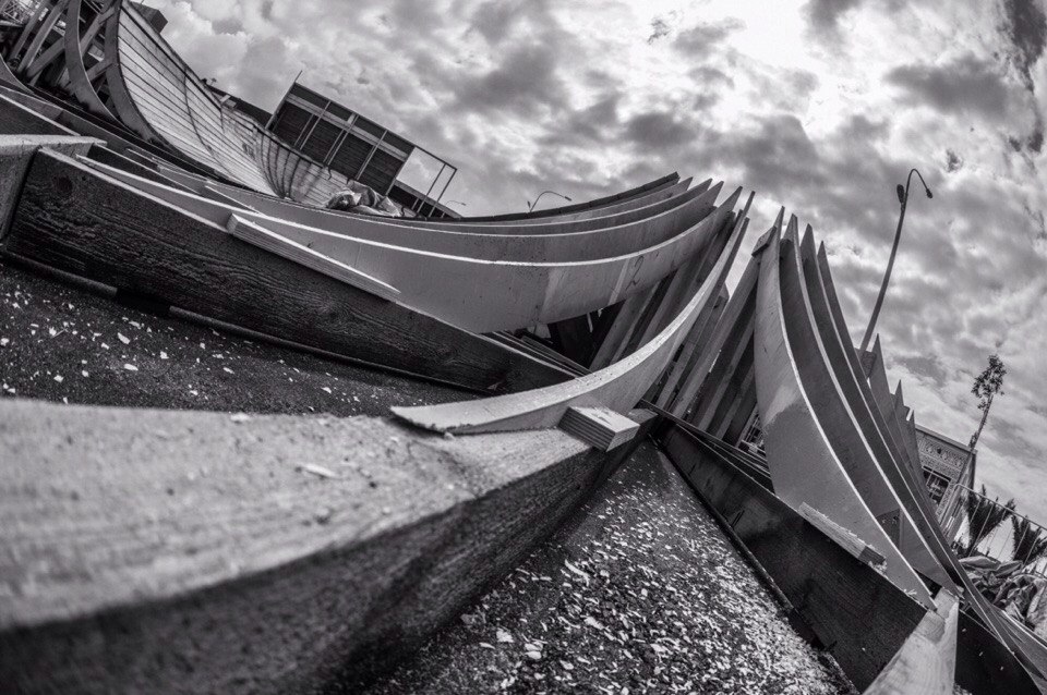 каркас скейт-вулкана