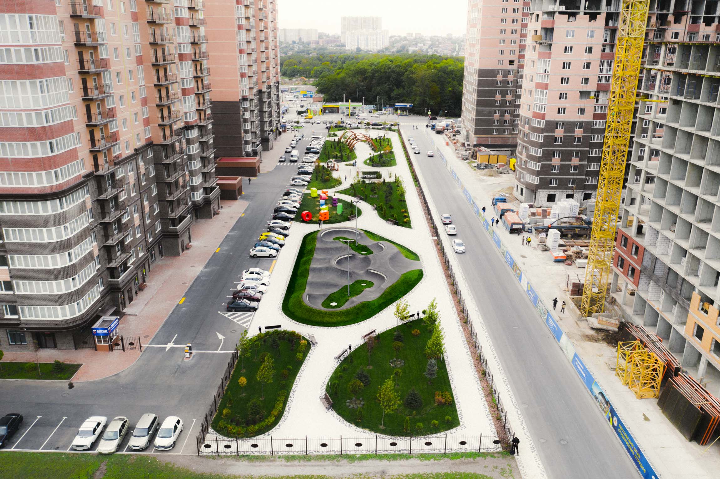 Памп-трек в эко-районе "Вересаево" | Ростов-на-Дону