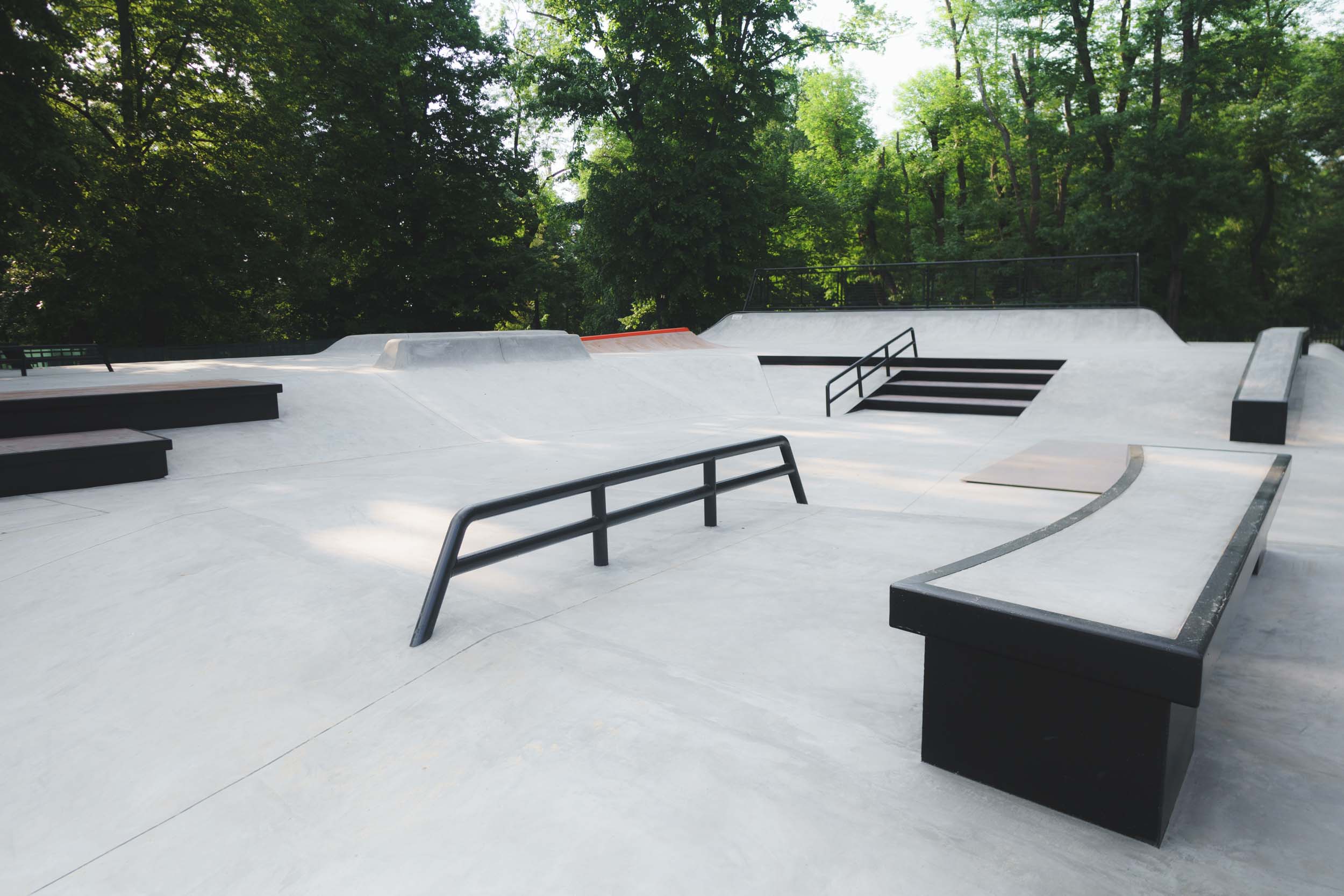 Реил в бетонном скейт-парке Майкопа от XSA RAmps