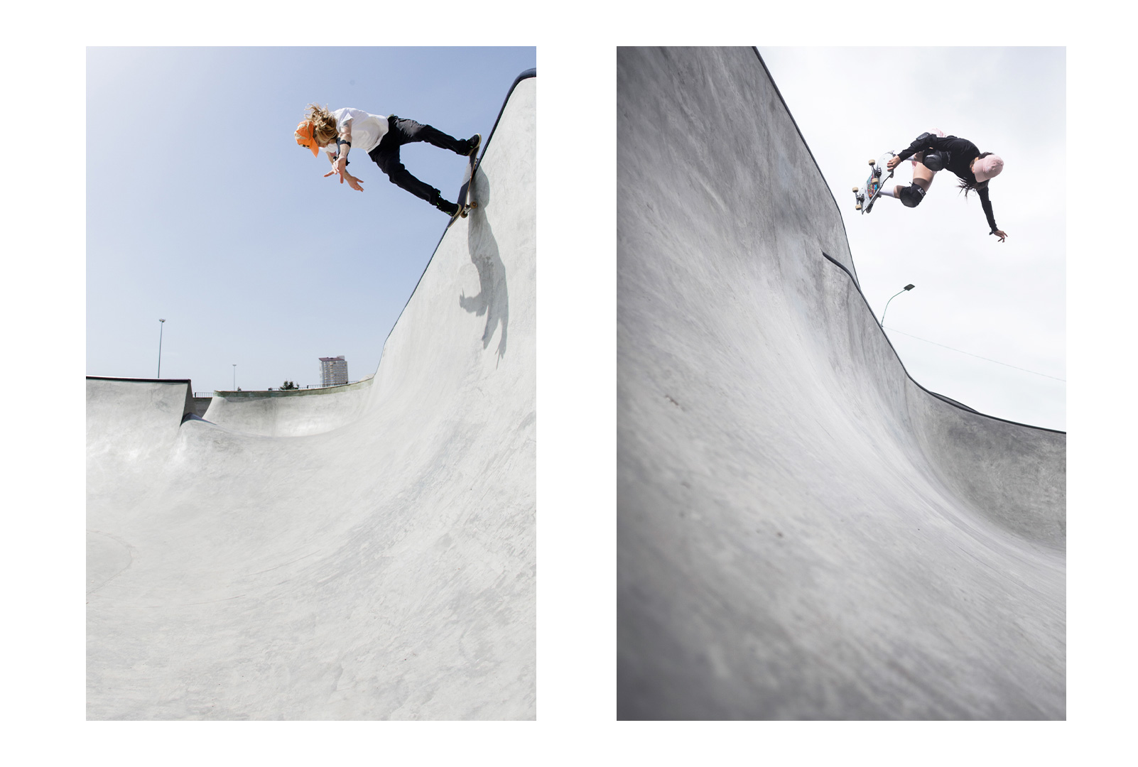 Сборная России по скейтбордингу в боуле от XSA Ramps