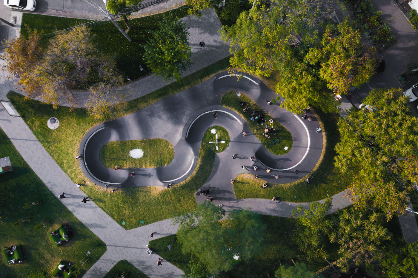 Асфальтовый Памп-трек || Дмитриевский сквер