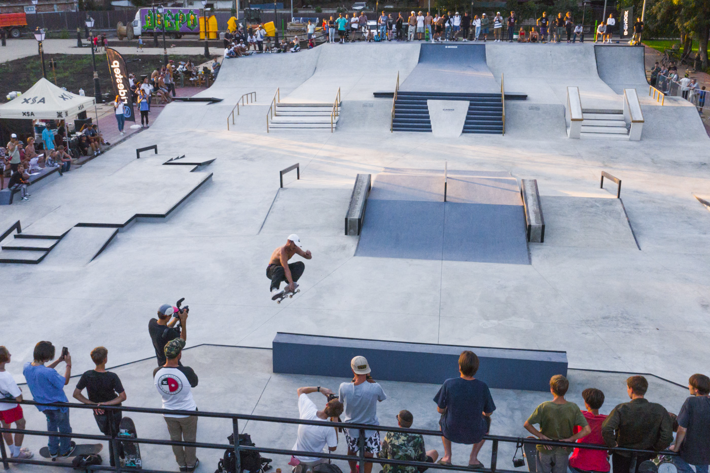 Флип в бетонной плазе XSA  в Краснодаре