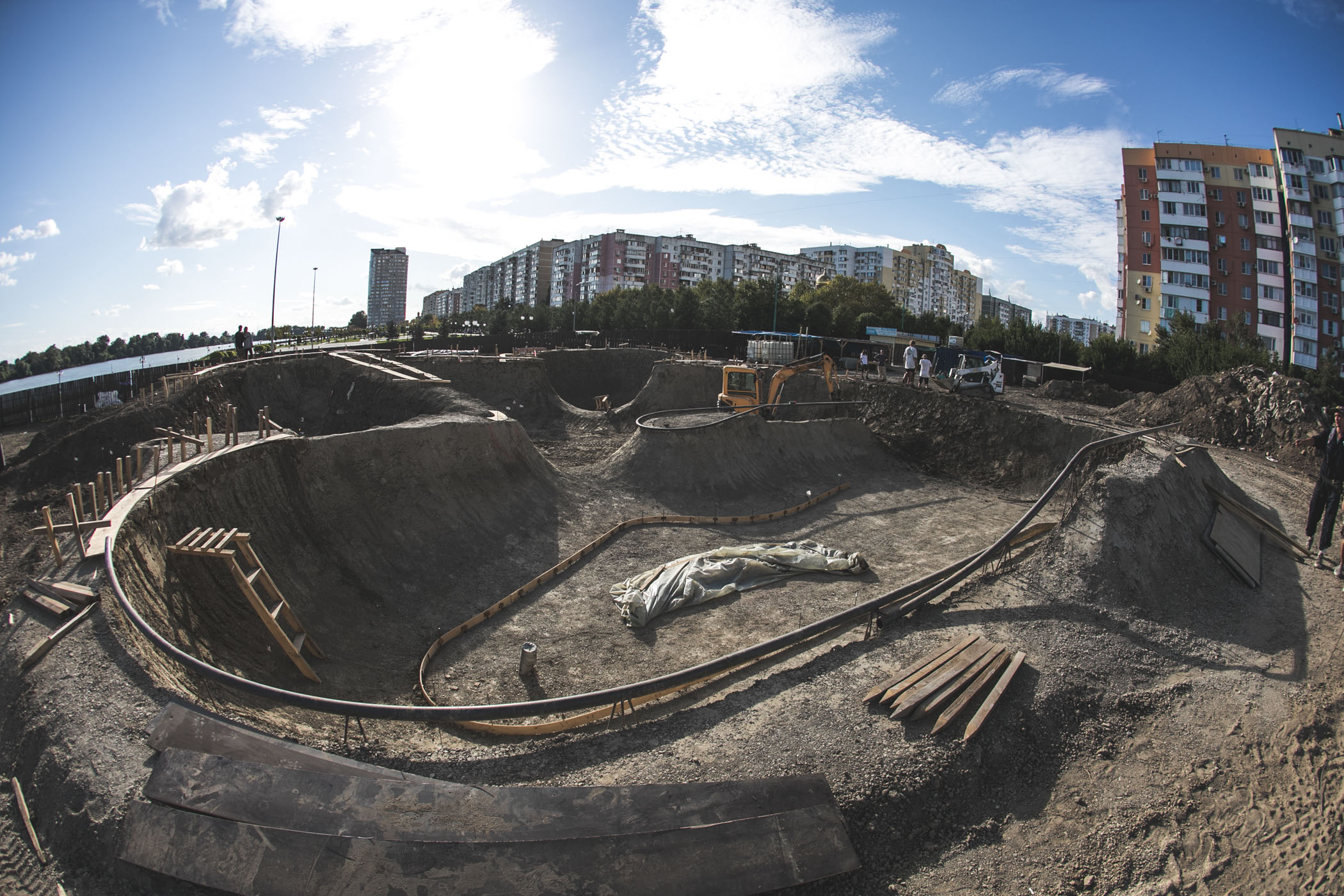 Начало работ в Юбилейном боуле от XSA Ramps