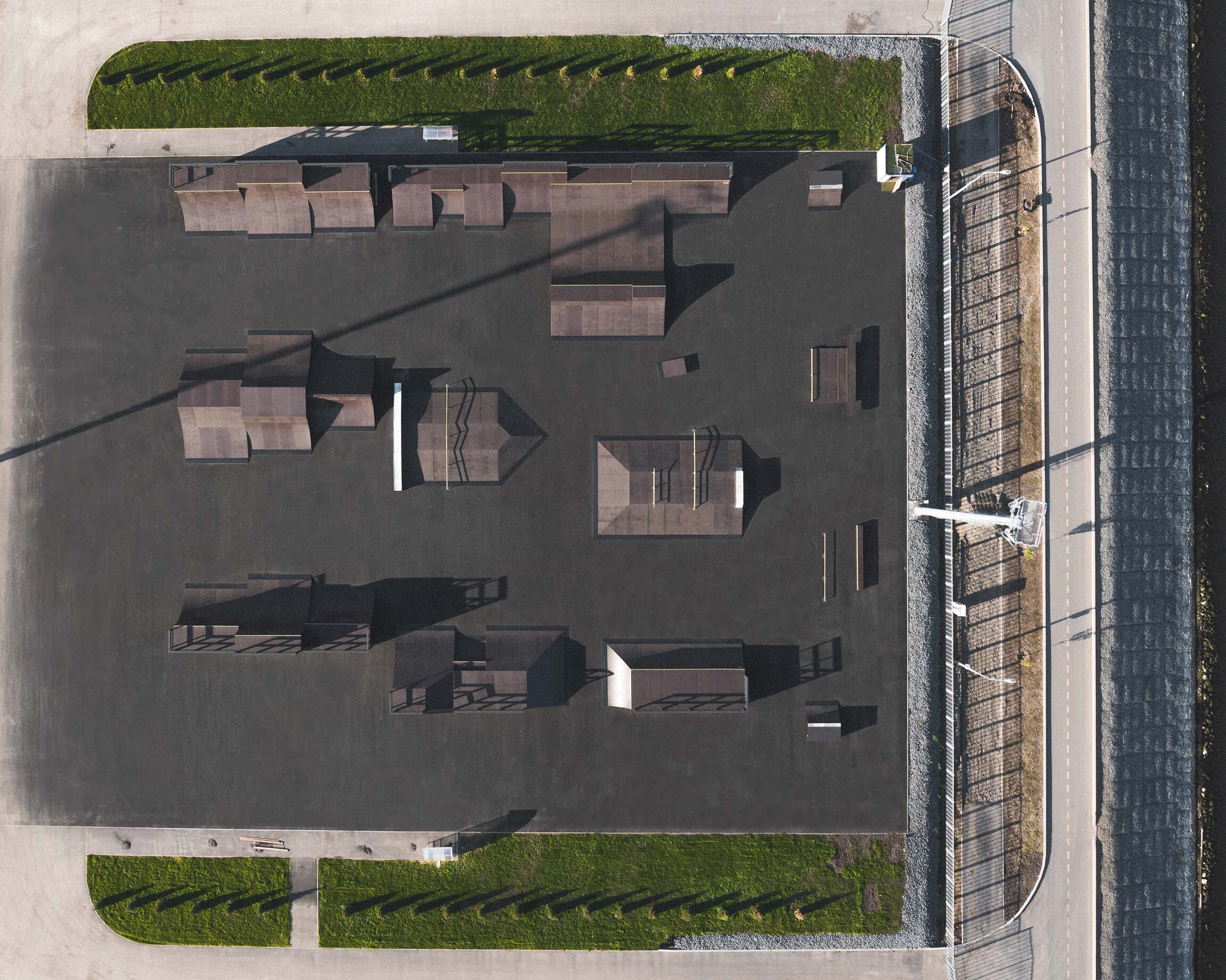 Каркасный скейт-парк на "Гребном канале".