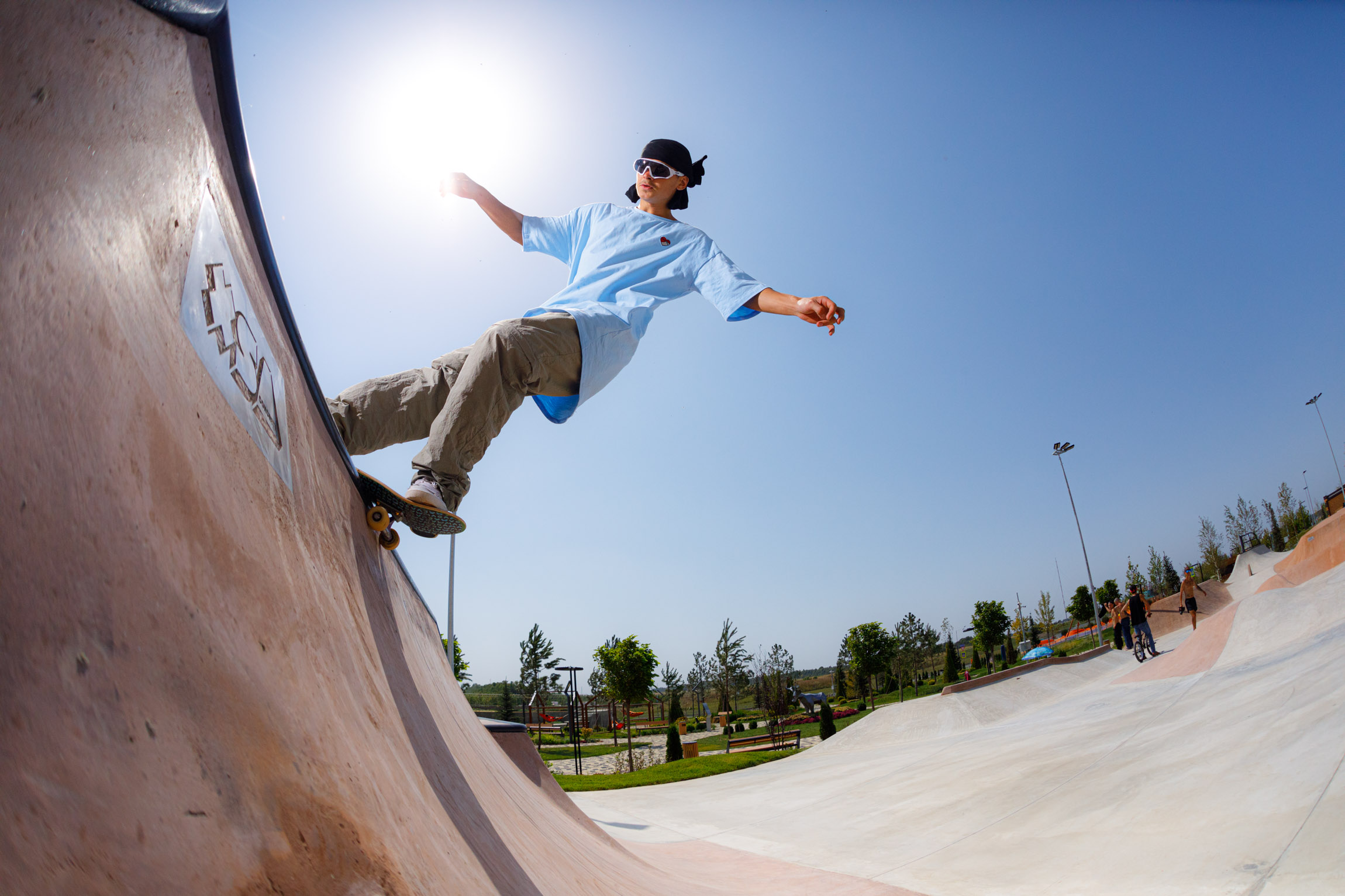 Слайд по коупингу в скейт-плазе. Ставрополь