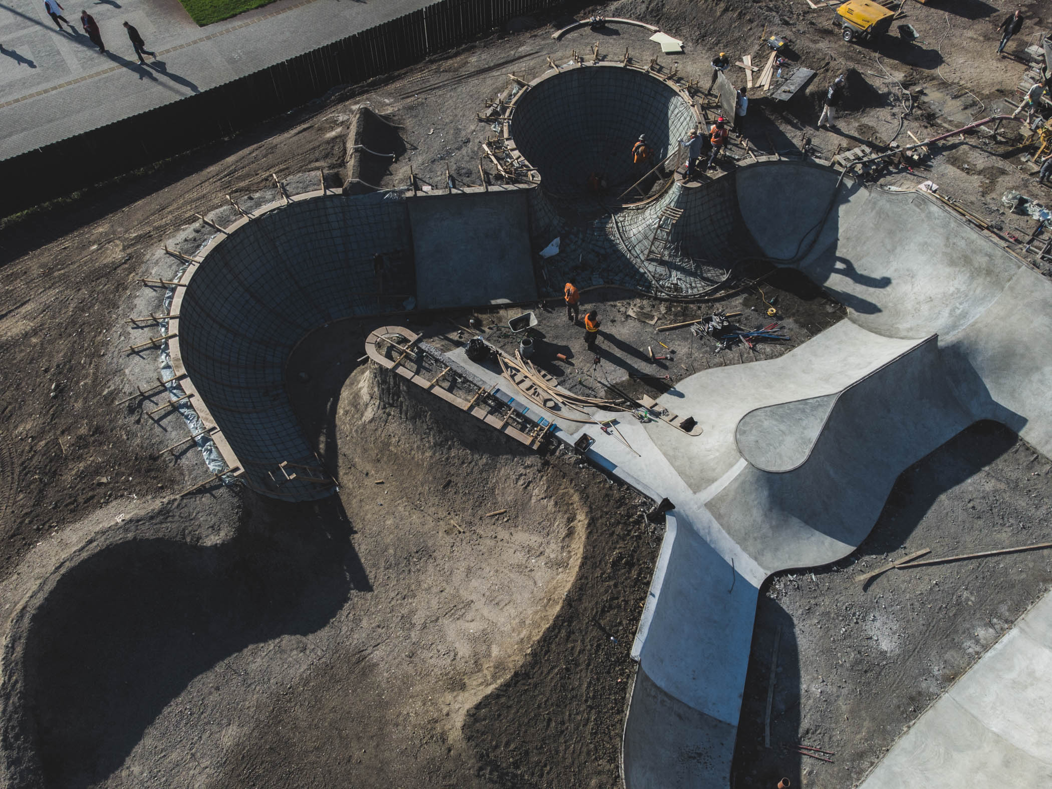 Видимые очертания будущего боула Юбилейного микрорайона Краснодара