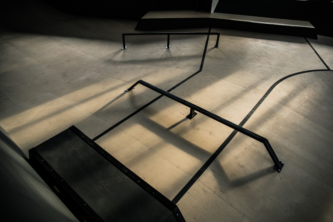 Рэйлы в Point Skatepark XSA