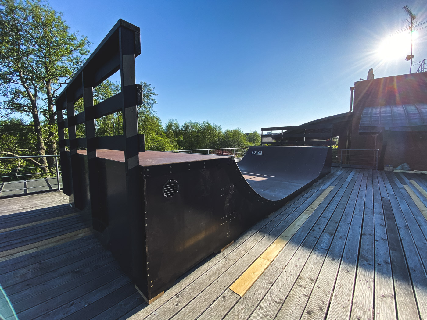 Фанерная мини-рампа XSA