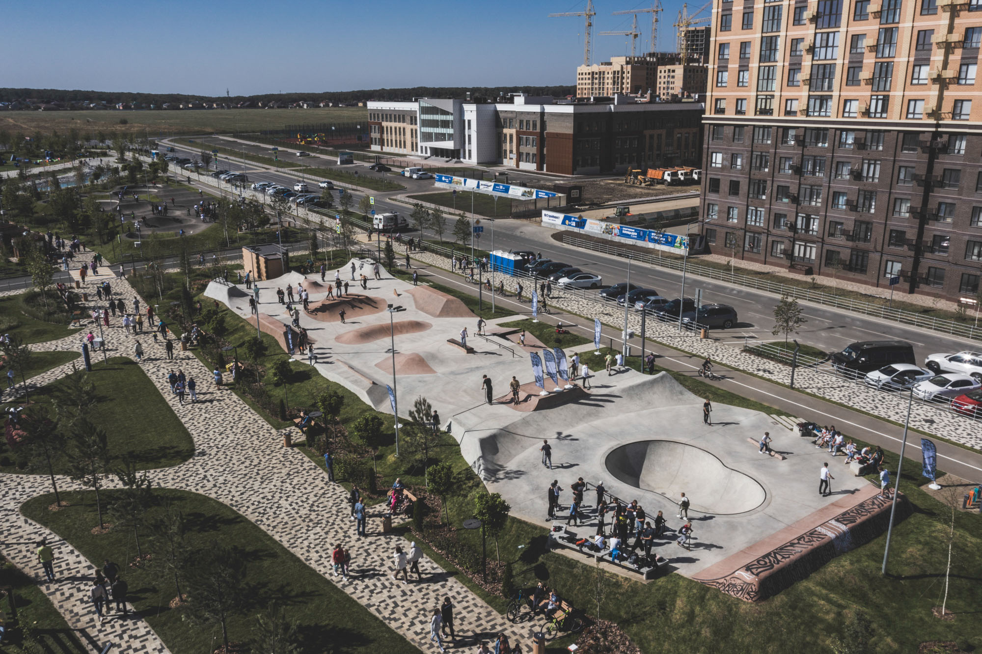 Скейт-плаза и боул // Бульвар им. Щипакина в Ставрополе