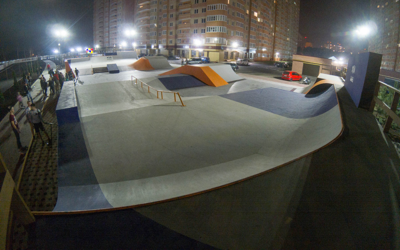 Скейт-парк в ЖК "Губернский" Краснодар