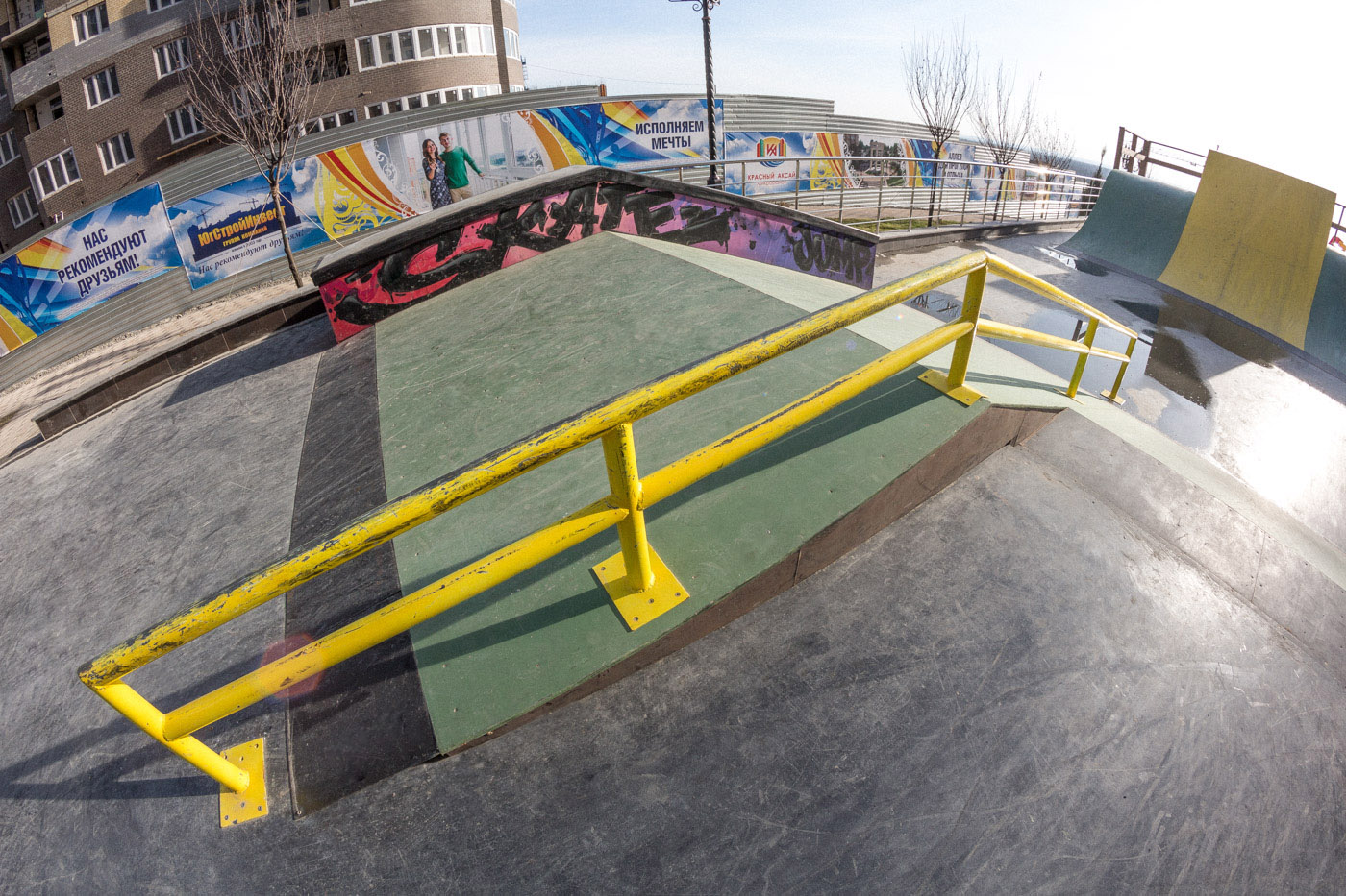 реилс в Скейт-плаза XSA Ramps в Ростове-На-Дону