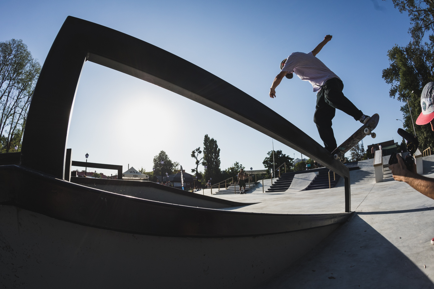 Слайд по рейлу