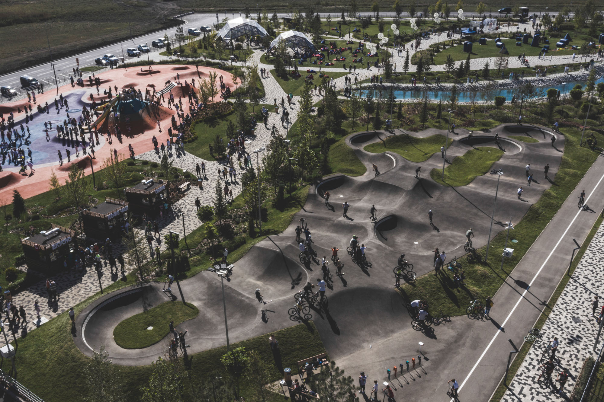 Открытие памп-трека XSA Ramps на бульвар им. Щипакина в Ставрополе